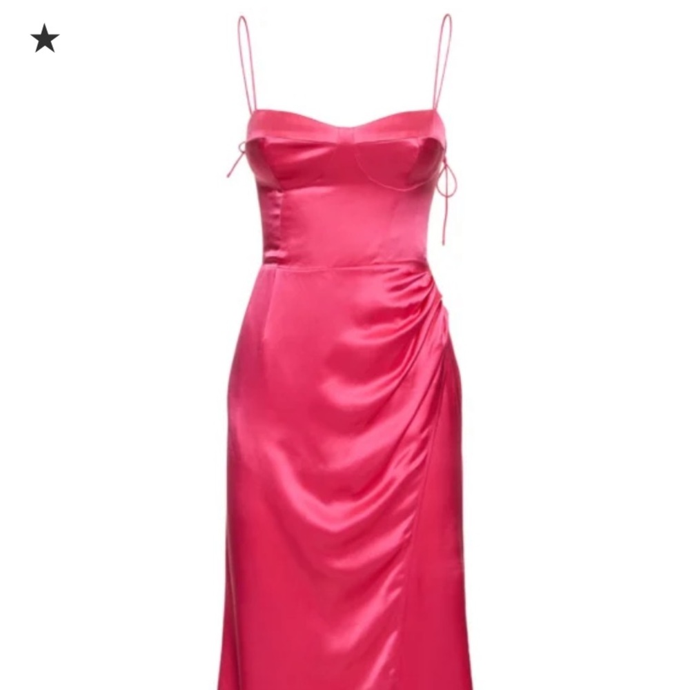 Reformation Marguerite silk midi dress